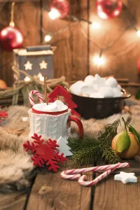 Hot Chocolate Prints: Hot chocolate with marshmallows