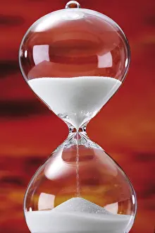 Time Measurement Icon Prints: Hourglass
