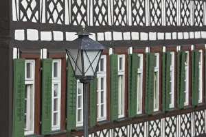 Historic Building Facade Prints: House facade with row of windows