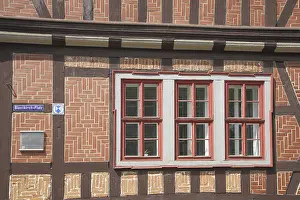Cultural Monument Germany Prints: House facade with three windows