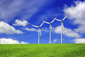 Wind Wheel Generator Prints: Human inventions