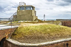 Hurst Point Lighthouse Prints: Hurst Point Lighthouse and Hurst Castle