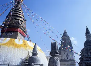 Swayambhunath Temple Nepal Prints: iblmoa05479846.jpg