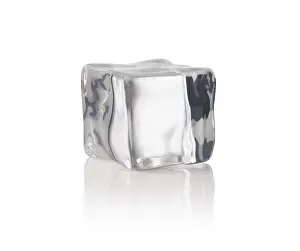 Bright White Background Photo Prints: ice cubes on a white background