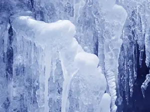 Icy Winter Scene Prints: Ice, icicles