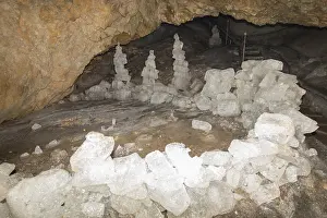 Frozen Landscape Europe Prints: Ice in the Schellenberg Ice Cave