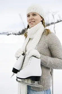 Outdoor Winter Activities Prints: Ice skating