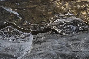Ice Structures Sweden Prints: Ice structures on a rock, Storsjon