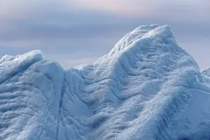 Ilulissat Greenland Prints: Iceberg tip showing the pattern