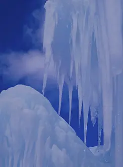 Deserted Winter Landscapes Prints: Icicles