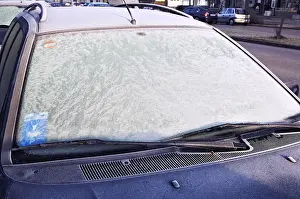 Ice Cream Prints: Icy windscreen