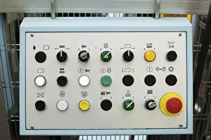 Symbolic Representation Prints: Image of control panel, buttons with icons