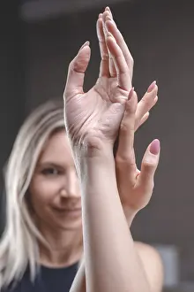 Female Friendship Photo Prints: Image of intertwining female hands