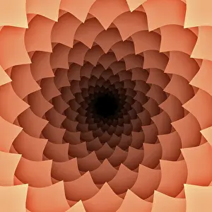 Futuristic Abstract Design Prints: An image of a nice abstract orange background