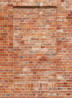 Old Brick Wall Background Prints: An image of an old brick wall background