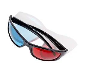 California Studio Shot Prints: An image of a pair of 3D glasses