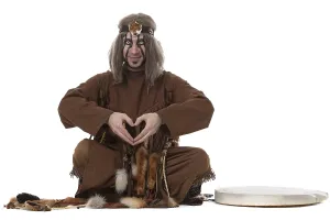 Smiling Shaman Making Magic Print