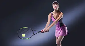 Tennis Player Prints: Image of a tennis player with a racket