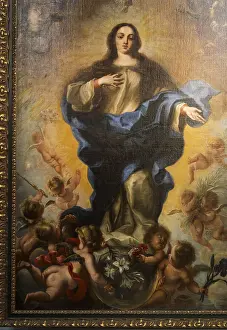 Oil On Canvas Paintings Spain Prints: Immaculate Conception, Jeronimo Ezquerra