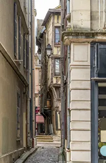 Traditional European Architecture Prints: Impression of Troyes