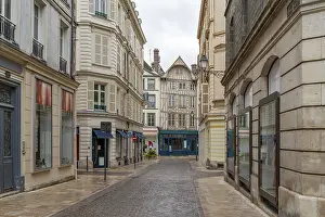 Historic Quarter In Europe Prints: Impression of Troyes