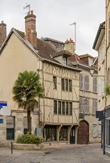 Historic Old Town Prints: Impression of Troyes