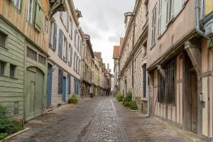Historic Old Town Prints: Impression of Troyes