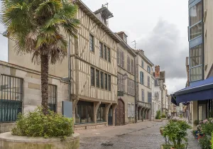 Historic Old Town Prints: Impression of Troyes