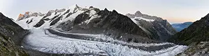 Bernese Oberland Switzerland Prints: Impressive high-alpine landscape