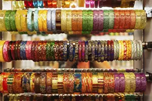 Travel Photography India Prints: Indian Bangles in a shop