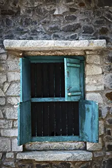 Traditional Indian Architecture Prints: Indian window with blinds