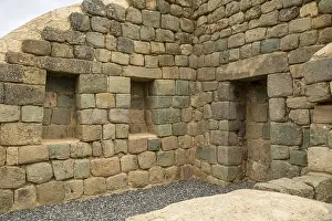 Uninhabited Religious Structures Prints: Ingapirca, the temple of the sun