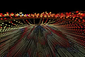 Laval Light Show Prints: Inside the illumi tree, light show