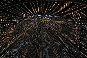 Laval Light Show Prints: Inside the illumi tree, light show