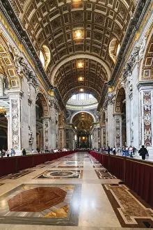 European Christian Landmarks Prints: Inside Vatican