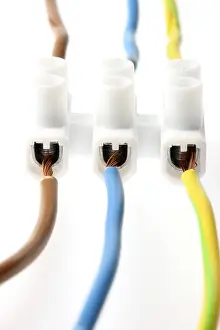 Electronic Technology Image Prints: Insulation screw joint with various cables