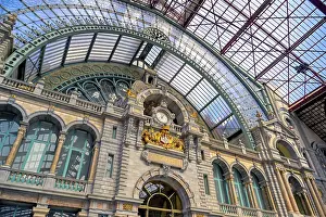 Historic Old Town Area Prints: The interior of the Antwerp (Antwerpen)