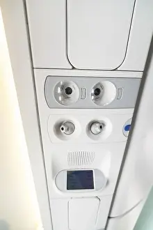 Aviation Industry Photo Prints: Interior inside of the plane. Air conditioning