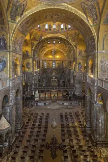 St Marks Square Venice Prints: Interior of St. Mark's Cathedral