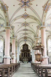 Carmelite Monastery Interior Prints: Interior view, Carmelite monastery