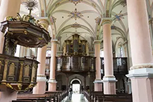 Carmelite Monastery Interior Prints: Interior view, Carmelite monastery