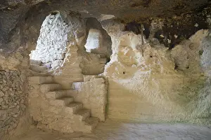 Bulgaria Prints: Aladzha Monastery Cave Print, Bulgaria