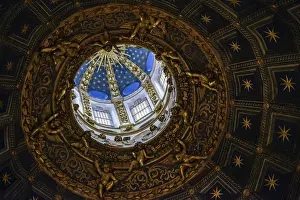 Renaissance Architecture Europe Prints: Interior View of Sienna Cathedral