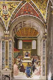 Christian Artwork Prints: Interior view of Sienna Cathedral