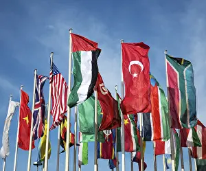 Turkish National Flag Prints: International flags