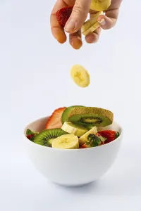 Kiwi Fruit Nutrition Prints: Introducing ingredients from above