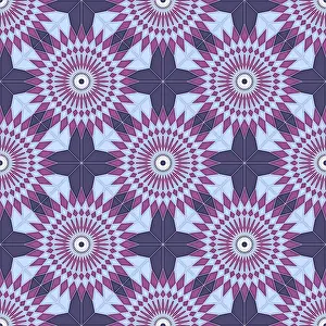 Geometric Ornamentation Prints: Islamic geometric seamless vector pattern