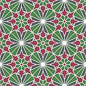 Seamless Vector Art Prints: Islamic geometric seamless vector pattern