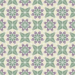Seamless Vector Art Prints: Islamic geometric seamless vector pattern