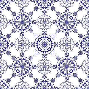 Seamless Vector Art Prints: Islamic geometric seamless vector pattern